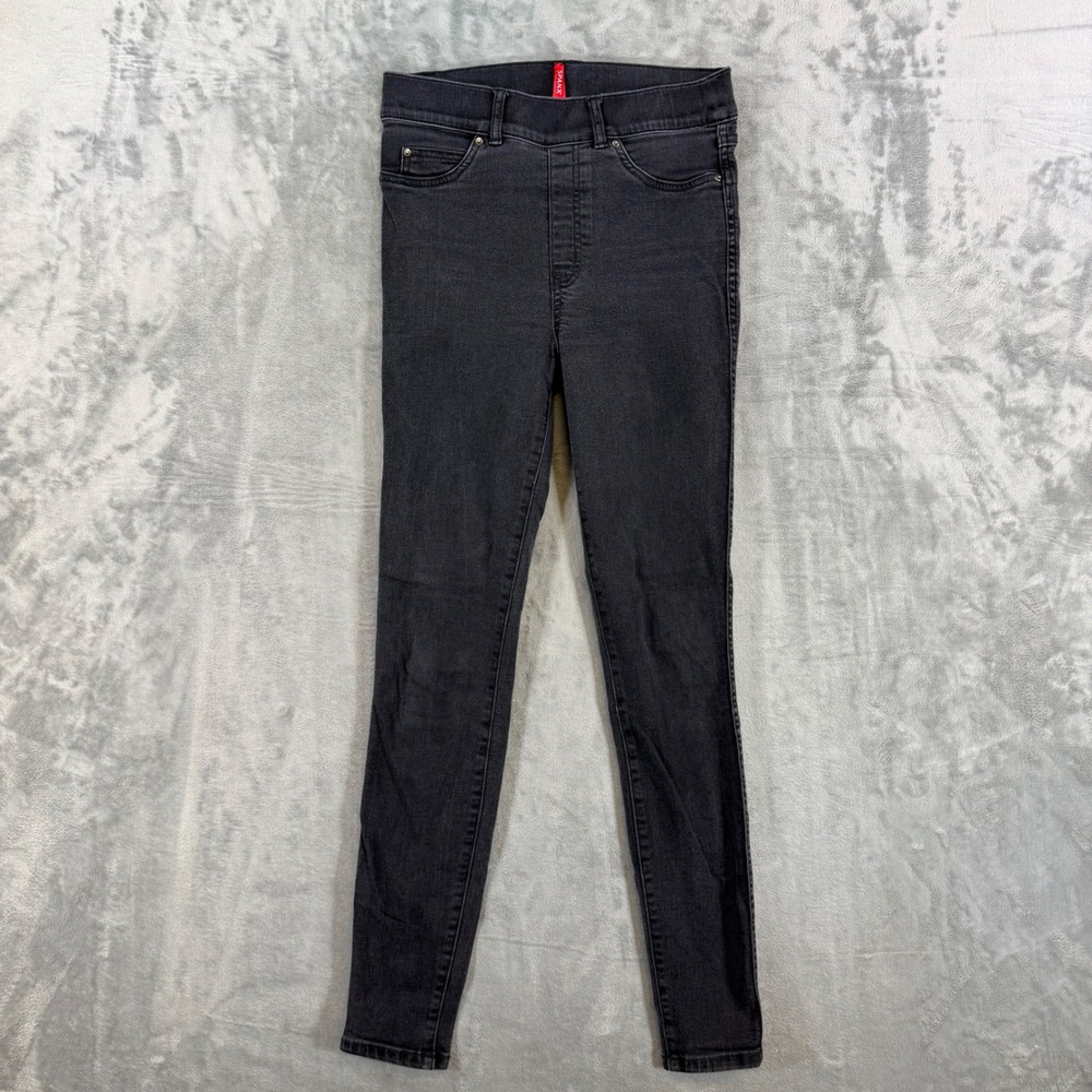 Spanx Jean-Ish Ankle Skinny Leggings Women's Size S/P Black‎ Pants